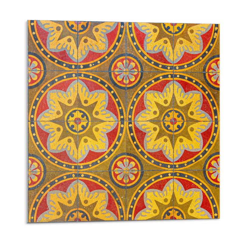 Kafelki samoprzylepne Wallfluent 30x30 cm Motyw kwiatowy ożywiający przestrzeń 9 szt.