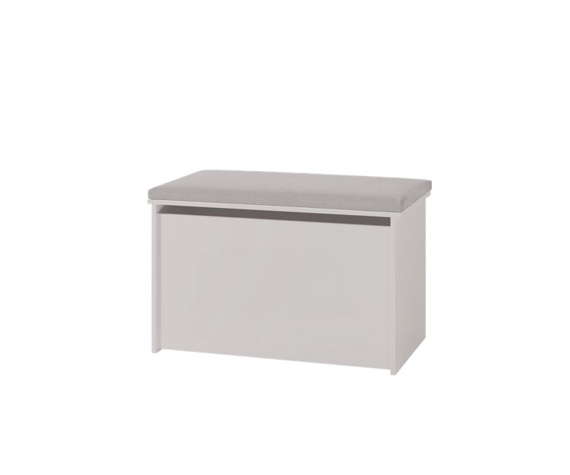 Skrzynia na zabawki Kobi Daria z sziedziskiem szary 1 szt.