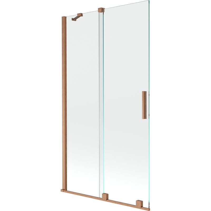 Parawan nawannowy Mexen Velar transparent miedź szczotkowana 100x150 1 szt.