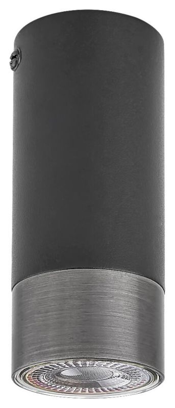 Spot Rabalux Zircon czarny matowy-srebrny 1 x GU10 x 5W IP20 wym: 12 x 5,2 x 5,2 cm - 1 szt.