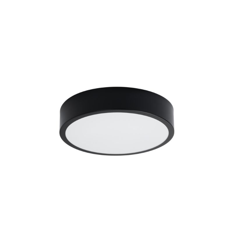 Plafon Sollux Lighting ONYX 30 czarny LED 3000K 1 szt.