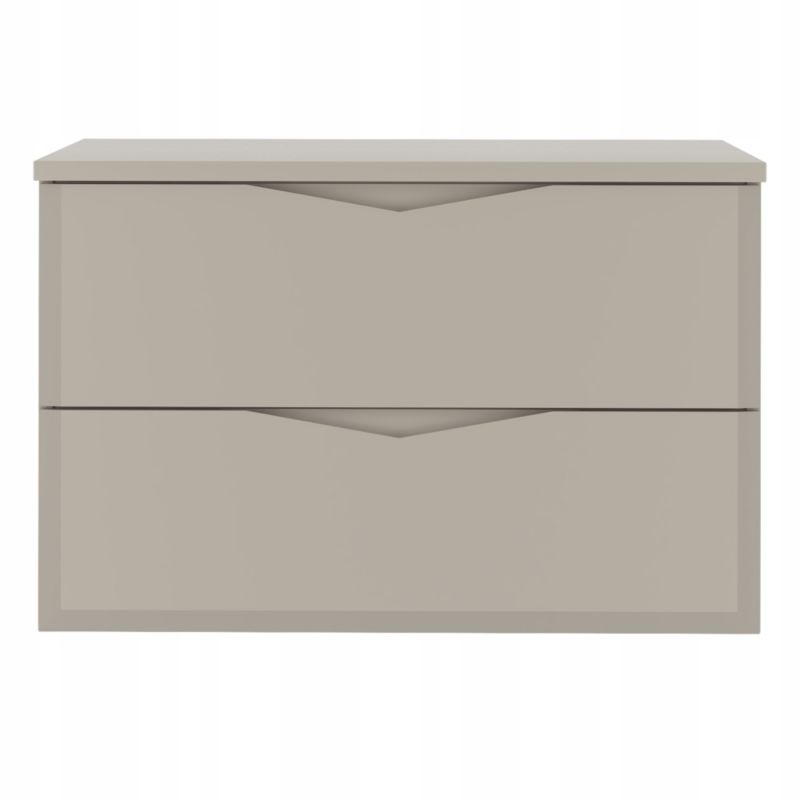 Szafka pod umywalkę Furnidea 80 cm kaszmir mat z blatem Delica 1 szt.