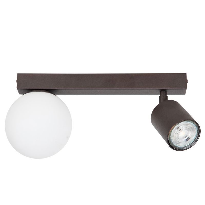 Spot Sigma Lighting Tavira brązowo-biały 2 x G9+GU10 x IP20 wym: 18 x 30 x 12 cm - 1 szt.