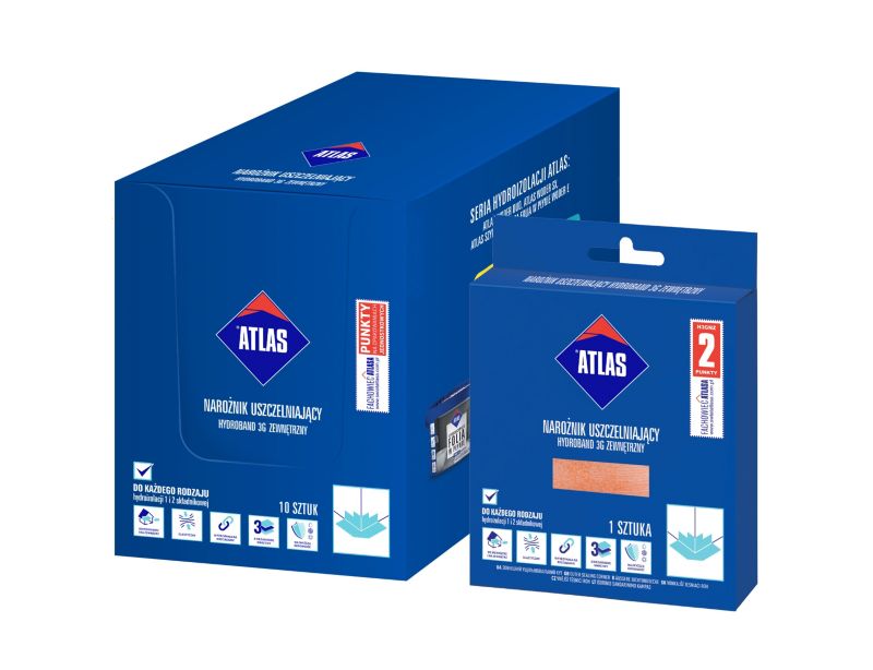 Taśma uszczelniająca Atlas Hydroband 3G narożnik zewnętrzny