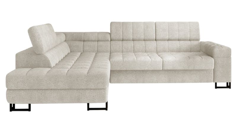 Narożnik z funkcją spania MIRJAN 24 Laris lewy szarobeżowy 1 szt.