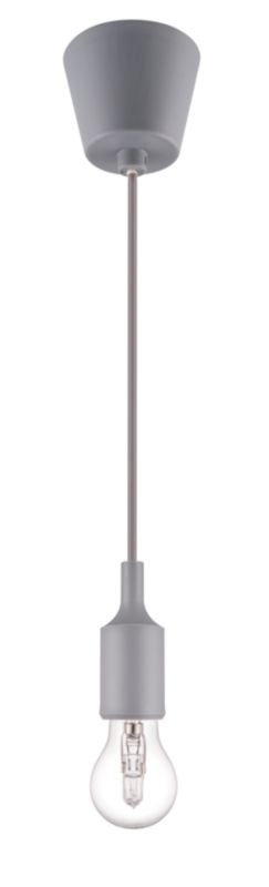 Zawiesie do lampy GoodHome Adjalin E27 szare