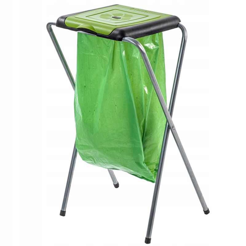 Kosz KADAX Stojak Do Segregacji Śmieci 1 Stanowisko Na Worki 120L Stelaż 1szt.