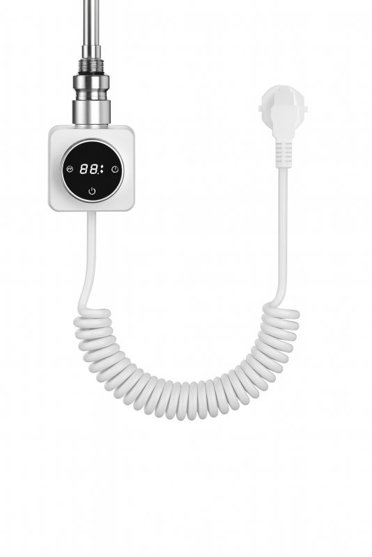 Grzałka elektryczna LUXRAD do grzejnika łazienkowego PREMIO 200W biała z kablem 1 szt