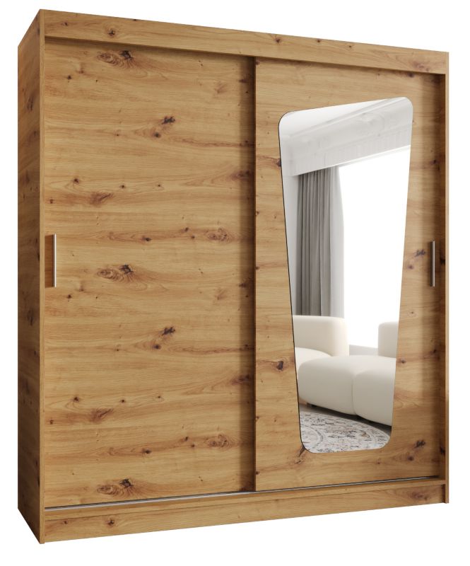 Szafa przesuwna Garderoba Abiks MOKA 180 dąb artisan 1 szt.