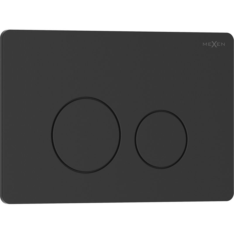 Przycisk spłukujący Mexen Tex 06 czarny matowy 1 szt.