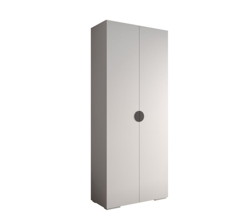 Szafa ubraniowa Garderoba Abiks INOVA 4 1SZ biały+czarny 1 szt.