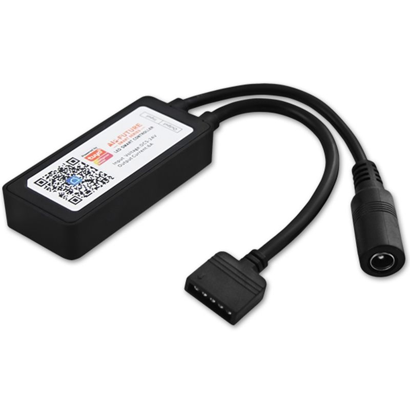 Sterownik LED MasterLED Smart Tuya RGBW mini 6A WiFi 5-24V IP20 czarny 1 szt.