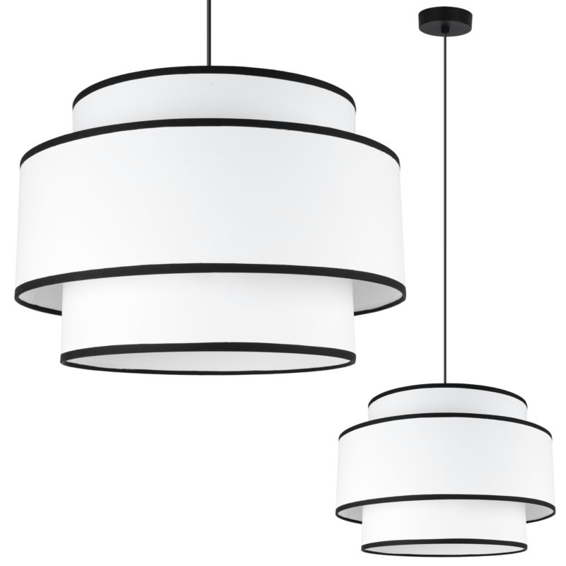 Lampa sufitowa wisząca Light Home LH Vienna 1x E27 60W biały 1szt.