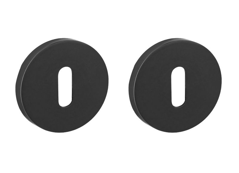 Rozeta drzwiowa Schaffner Nora na klucz czarna