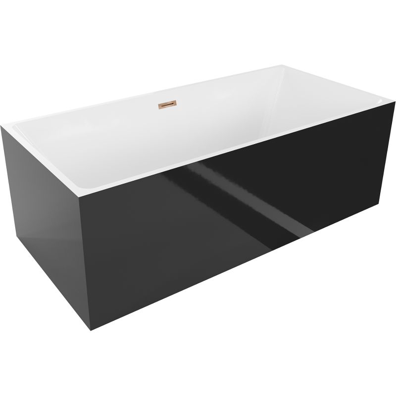 Wanna wolnostojąca Mexen Nita biały czarny 170x80 cm 52091708075-60 1 szt.