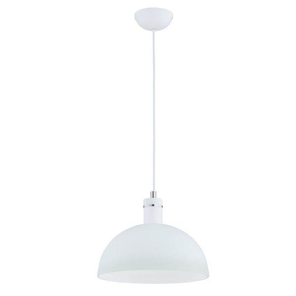 Lampa wisząca Alfa Dama One biała nowoczesna 1xE27 x 15W 1 szt.