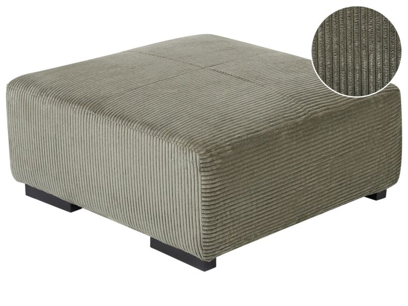 Otomana Lungo Sztruks Zielony 1 szt.