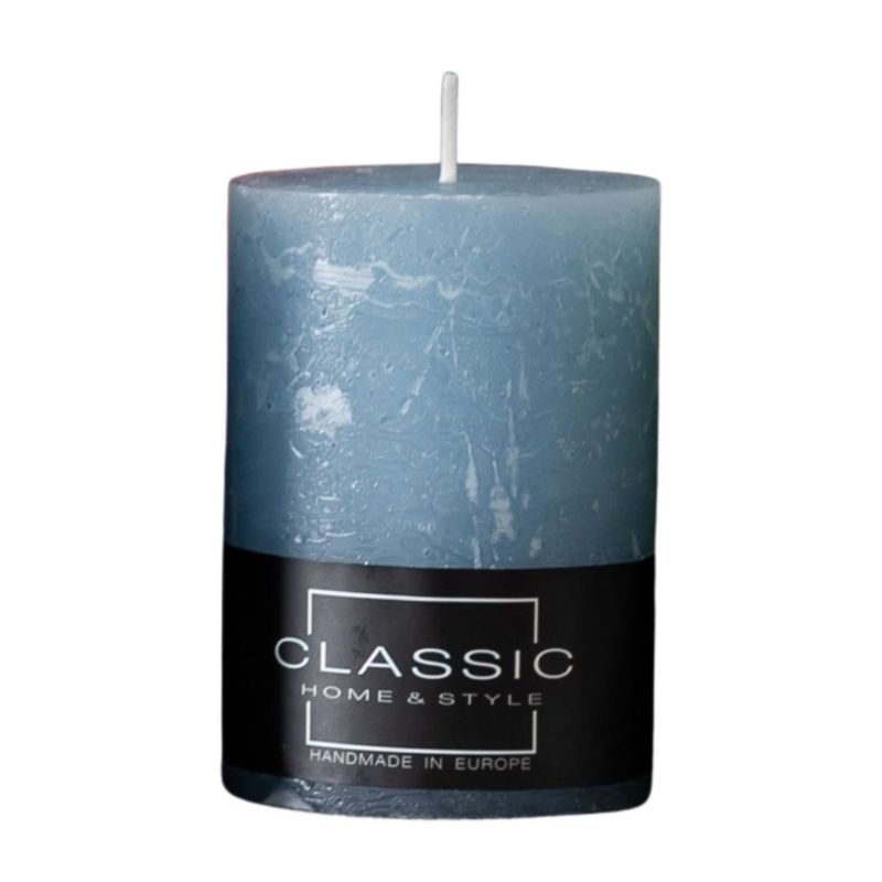 Świeca Rustic Classic słupek 70 x 100 mm zielona