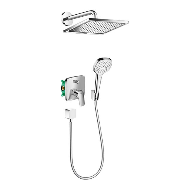 Zestaw prysznicowy podtynkowy Hansgrohe MyCube śr. 24 cm 2-funkcyjny z baterią