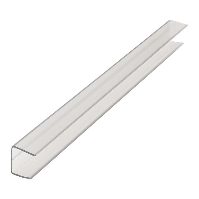 Profil U4 zamykający z poliwęglanu 2,1 m przezroczysty