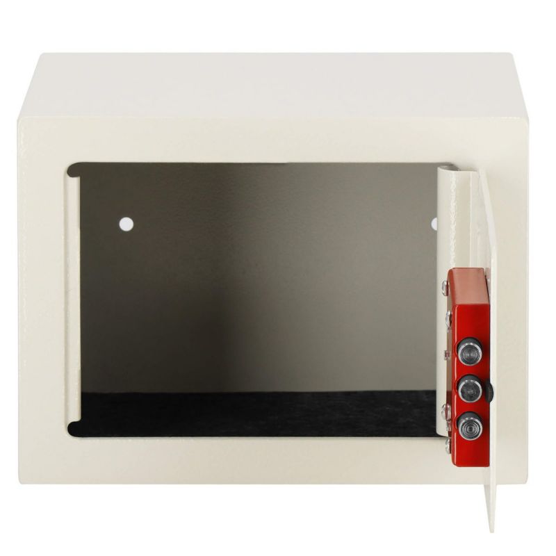 Sejf domowy na pieniądze Springos kasetka, skrzynka beżowa 1 szt.