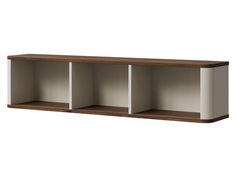 Półka zamknięta MIRJAN 24 Marly 20 kaszmir + orzech 1 szt.