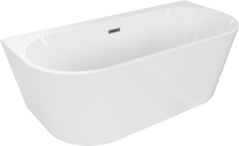 Wanna przyścienna Mexen Oval+ biała 170x80 cm 52681708000-951 szt.