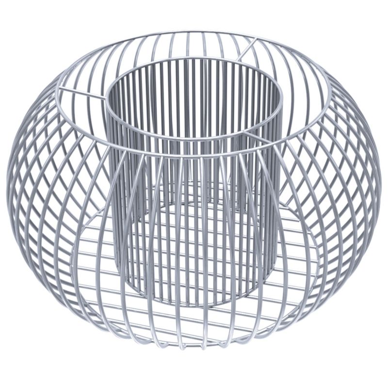 Donica Gabionowa KADAX Doniczka Okrągła Ze Stali 53 cm 1szt.