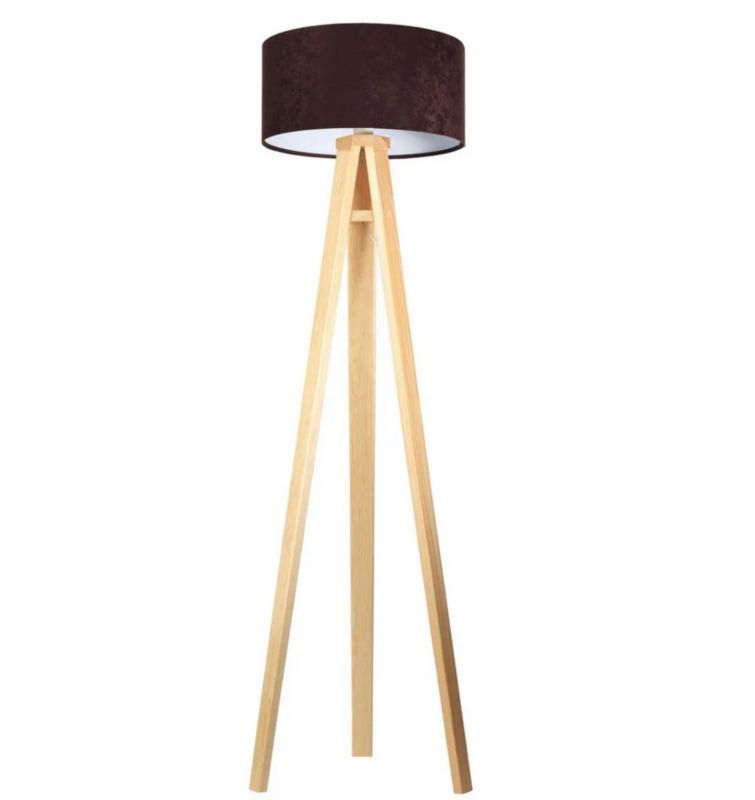 Lampa Bps Koncept stojąca HOME 40 brązowa/biała/sosna 1 szt