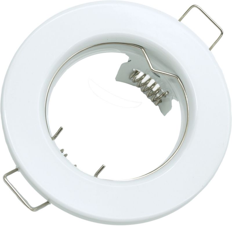 Zestaw - Oprawa sufitowa wpuszczana IdeaLED metal biała 1 x GU10 x 50W IP20 wym: 2,8 x 8 x 8 cm okrągła - 10 szt.