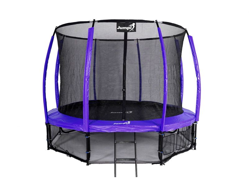 Trampolina Ogrodowa Jumpi 312cm/10FT Maxy Comfort Plus Fioletowa Z Wewnętrzną Siatką 1 szt
