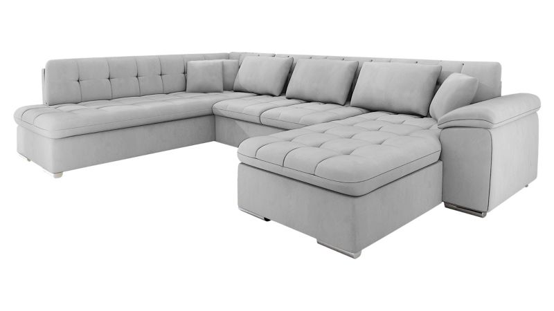 Narożnik z funkcją spania MIRJAN 24 Niko Bis prawy gołębi 1 szt.