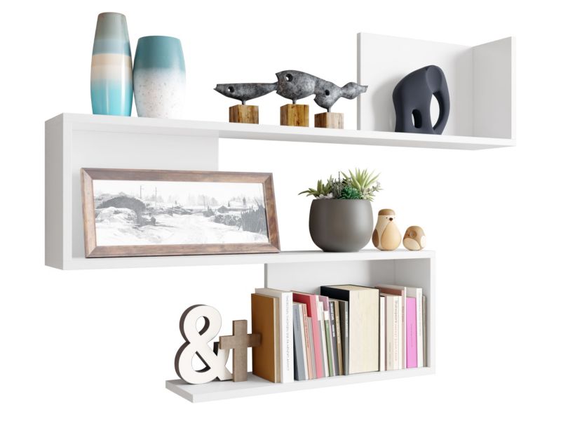 Półka wisząca MIRJAN 24 Manunia biały 1 szt.