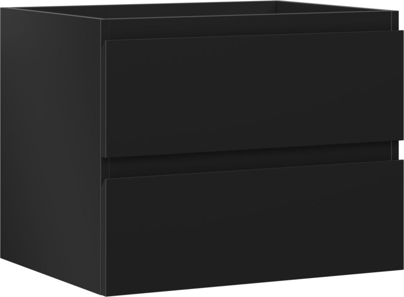 Szafka wisząca łazienkowa Mexen Orio czarna mat 60x46 cm 2 szuflady 1 szt.