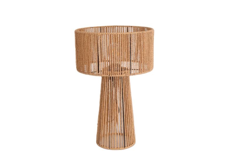 Lampa biurkowa naturalna Simbu Kobi styl boho dekoracyjna 1xE27 1szt.