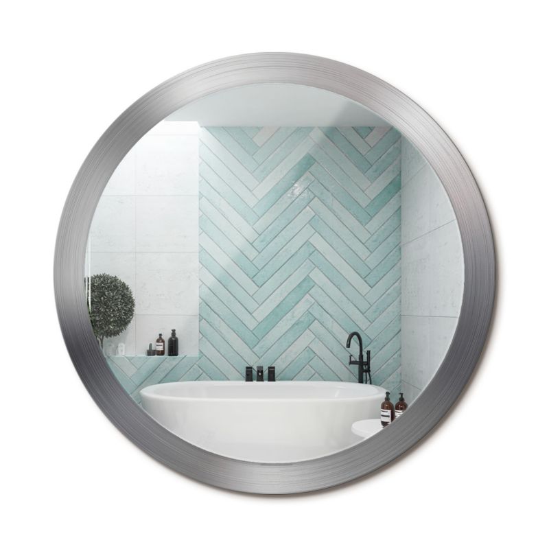 Lustro Wiszące ArtPrintCave 100 cm Imitacja Metalu z Ozdobną Ramą Szklaną w Stylu Boho 1 szt.