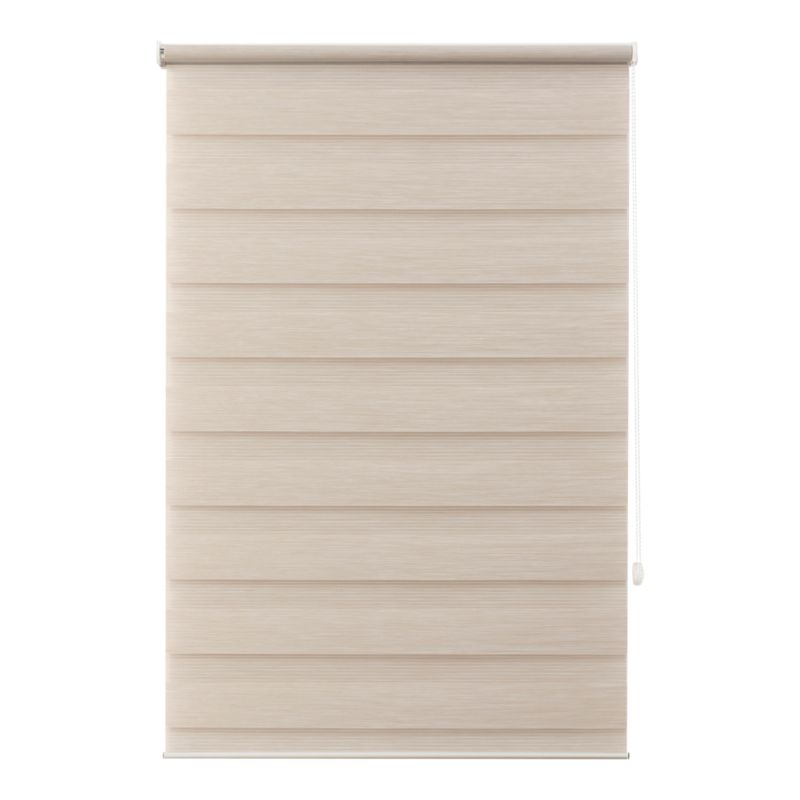 Roleta dzień/noc GoodHome Elin 87,3 x 160 cm jasnobeżowa