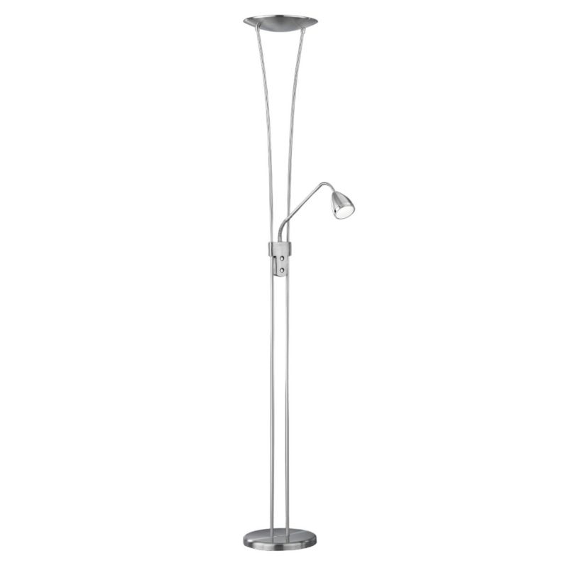 Lampa podłogowa stojąca Trio Arizona srebrna LED 25W 3000K 2500lm wym: 180 x 25,5 x 25,5 cm - 1 szt.
