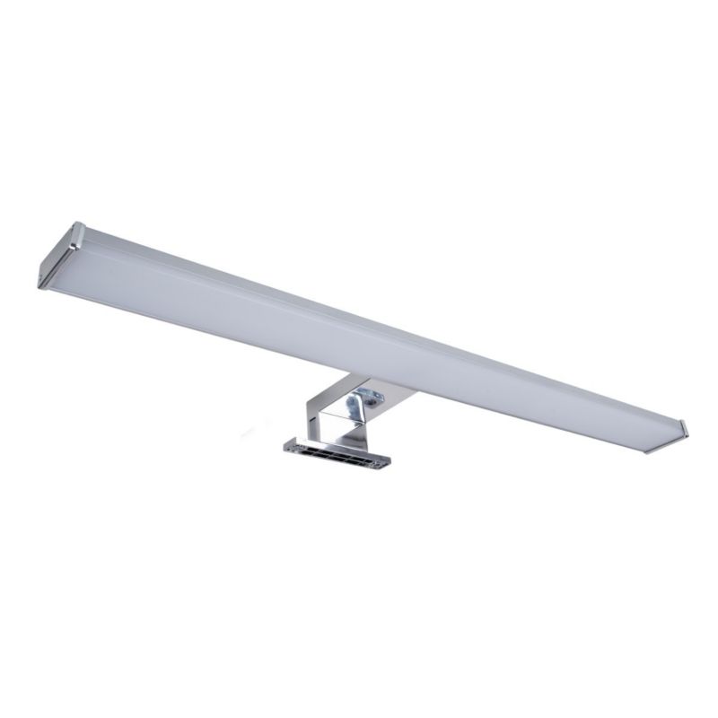 Kinkiet ścienny Polux Elba chromowany biały nad lustro LED 12W 4000K 1350lm IP44 wym: 4,4 x 60 x 11,2 cm - 1 szt.