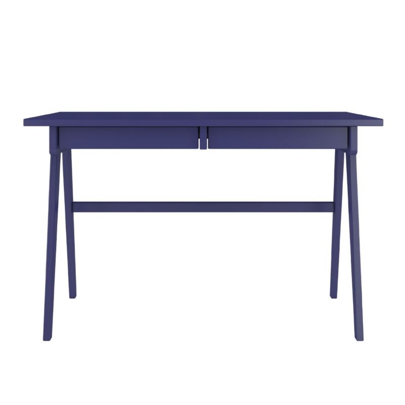 Drewniane biurko z szufladami Visby EDDA granat szlachetny 1 szt.