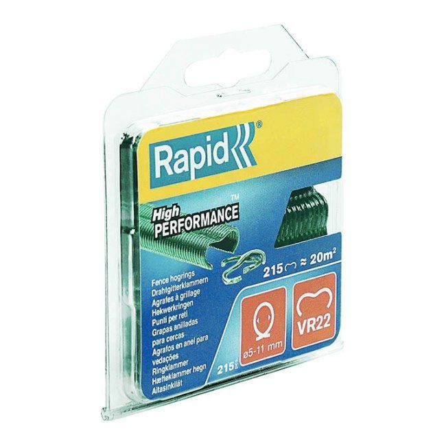 Zszywki ogrodzeniowe Rapid VR22 zielone 215 szt.