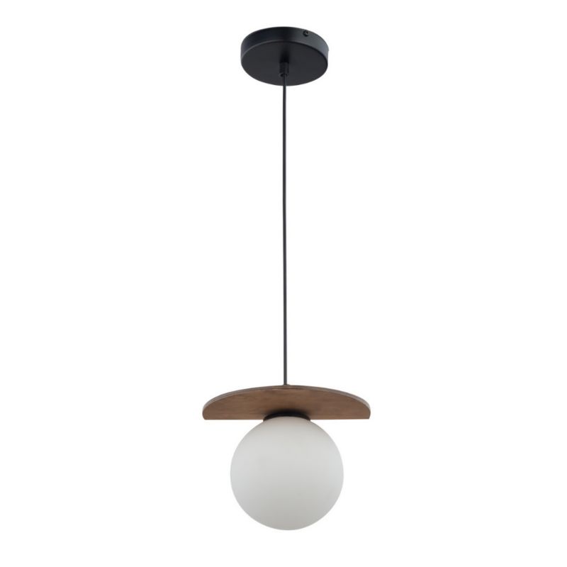 Lampa wisząca Sigma Lighting Mirror 6057 czarno-brązowa-biała dekoracyjna 1xG9 x 1 szt.