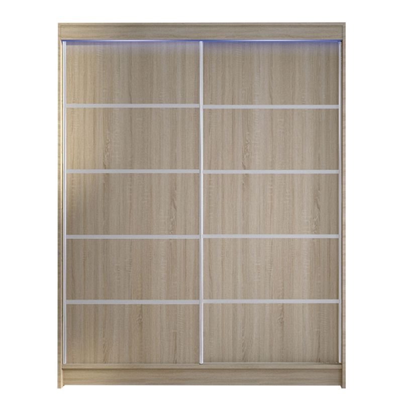 Szafa MIRJAN 24 z drzwiami przesuwnymi Camino IV z oświetleniem RGB dąb sonoma 1 szt.