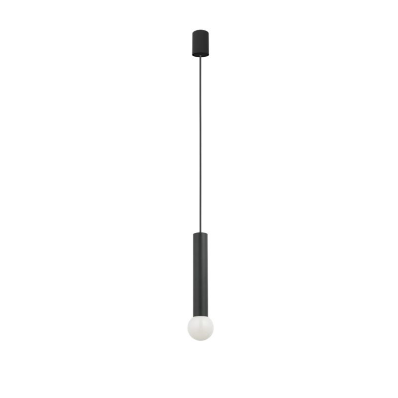 Lampa wisząca Nowodvorski Lighting Baton czarno-biała wym: 130 x 5,5 x 5,5 cm 1xE27 x 10W 1 szt.