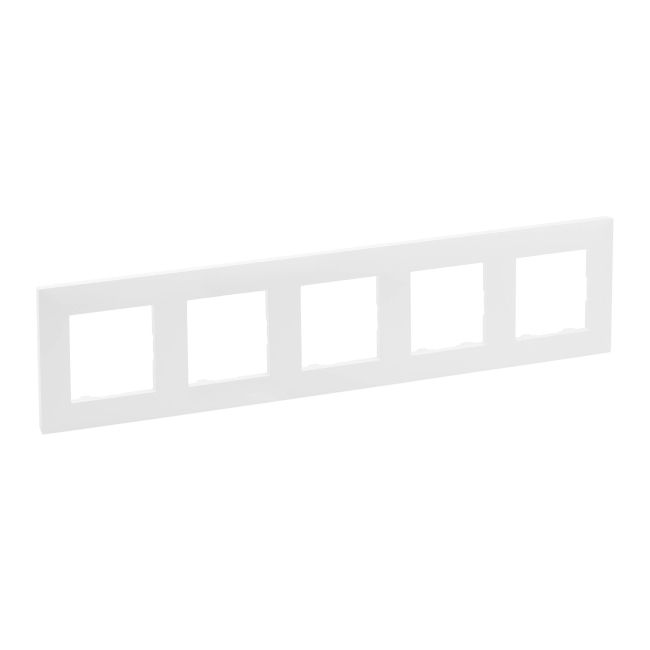 Ramka pięciokrotna Legrand Niloe Step biała