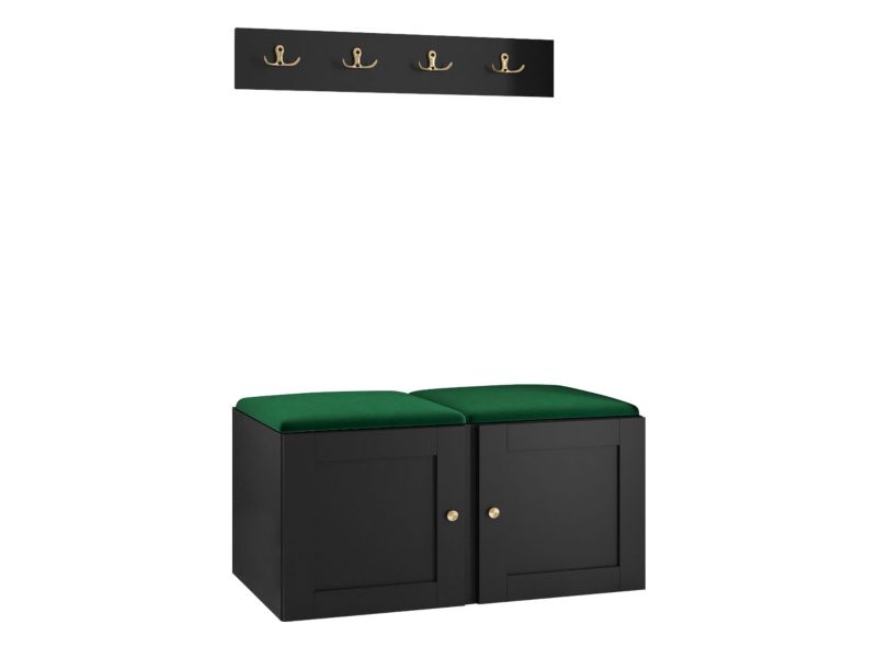 Zestaw MIRJAN 24 Orion Ramiro VI czarny + butelkowa zieleń 1 kpl.