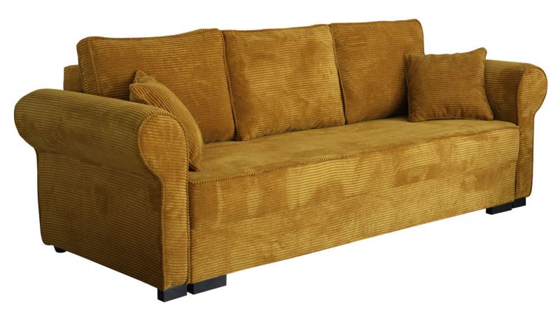 Kanapa rozkładana MIRJAN 24 Olimpia Sztruks musztardowy 1 szt.