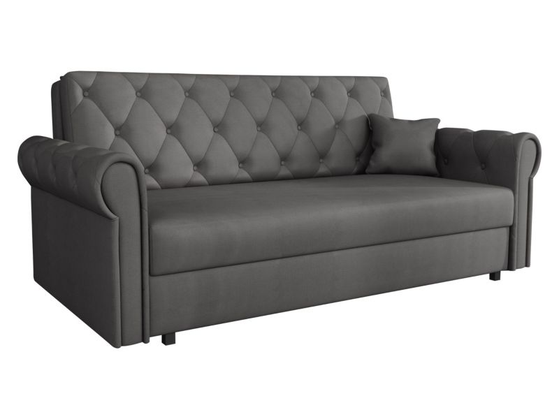 Kanapa rozkładana MIRJAN 24 Viva Roma IV stalowy szary 1 szt.