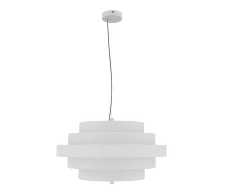 Lampa wisząca GoodHome Euboea 1-punktowa E27 biały mat