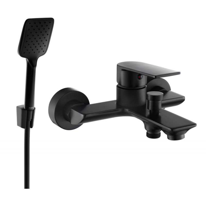 Bateria wannowa z zestawem prysznicowym Mexen Alexa czarna 1 szt.